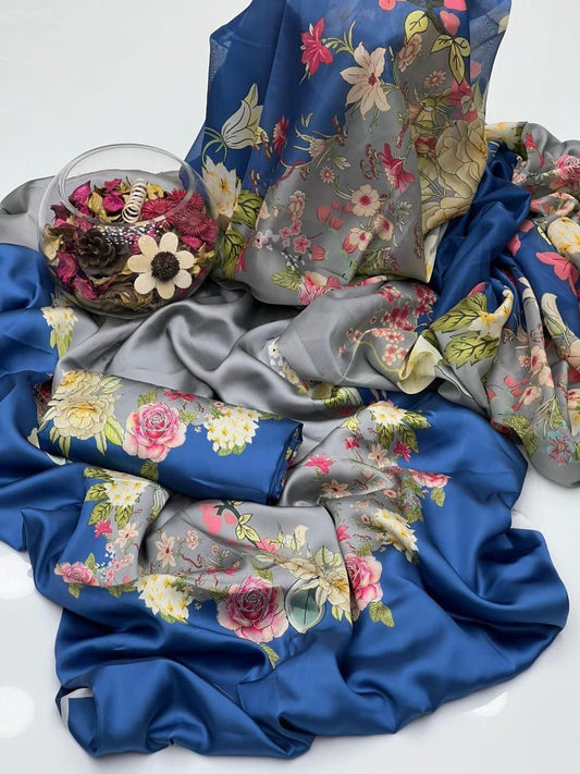 Lulusar Pure Silk Unstitched 3-Piece 213